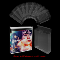 Boîtier de Protection en Plastique Transparent pour Cartouche de Jeu, Étui Protecteur pour PS4 PS5 Blu-ray XBONE PS3