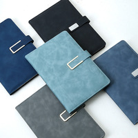 Set de Regalo de Lujo para Negocios al por Mayor: Cuaderno A5 de Cuero PU Personalizable con Bolígrafo y Taza Térmica