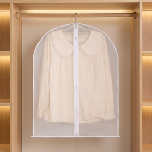 <span class=keywords><strong>Housse</strong></span> de <span class=keywords><strong>vêtement</strong></span> anti-poussière transparente en PEVA avec fermeture éclair pour <span class=keywords><strong>rangement</strong></span> suspendu dans la garde-robe - Product Image 1