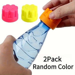Abridor de botellas de silicona resistente, ergonómico, antideslizante, con mecanismo de palanca, fácil de girar, tipo palanca, 2 uds. - Product Image 1