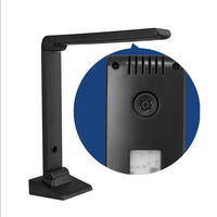 Scanner de documents portable pliable à LED haute vitesse A3/A4 avec interface USB2.0/VGA/HDMI, caméra de présentation visuelle 16MP pour l'enseignement