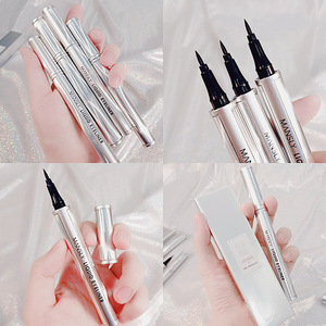 Delineador de Ojos Líquido en Tubo Plateado de Lujo, Delineador Profesional para Mujeres y Niñas con <span class=keywords><strong>Plantilla</strong></span> - Product Image 4