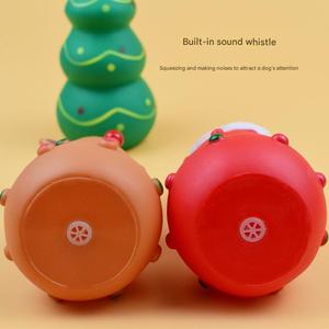 Juguete de Látex para Mascotas, Portátil, Ecológico, Impermeable, con Diseño de Dibujos Animados, Sonido, Elementos Navideños, para Cachorros y Perros Pequeños - Product Image 5