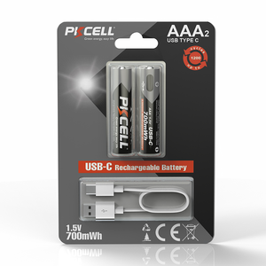 Batteria ricaricabile USB tlitio batteria 1.5v <span class=keywords><strong>AAA</strong></span> <span class=keywords><strong>prezzo</strong></span> di fabbrica - Product Image 2