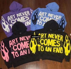 Customized Design <b>Men</b> <b>Hoodie</b> Oversize Embroidered 380gsm Pullover High Street Stylish Fleece 100% Cotton - Product Image 4