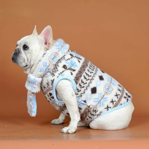 Chaleco de Invierno de Lujo para Perros, Chaqueta Abrigada y Resistente al Viento para Bulldog Francés, Shih Tzu, Bichón - Product Image 4