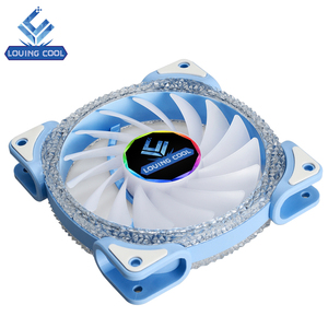 Karışık-renk 120mm RGB LED masaüstü bilgisayar fanı 12V 1200 RPM 5V DC mobil beyaz için 1200 Rpm PC filtre soğutma için cep - Product Image 5