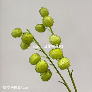 ผลไม้ประดิษฐ์สีเขียวพลาสติกขนาด 10 ซม.-30 ซม. สำหรับตกแต่งบ้านและงานแต่งงาน - Product Image 4