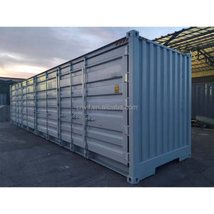 Conteneur maritime de fret sec Vita 40HQ 20GP d'occasion certifié CSC, paroi latérale complète, 4 portes, capacité de 74,3 m³, fabriqué en acier Corten - Product Image 5