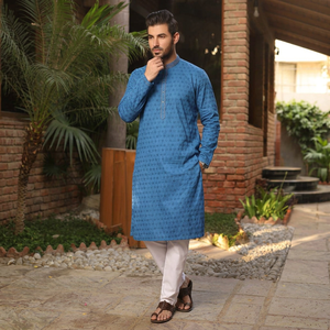 Salwar Kameez Kurta de Cachemira y Viscosa para Hombre - Product Image 1