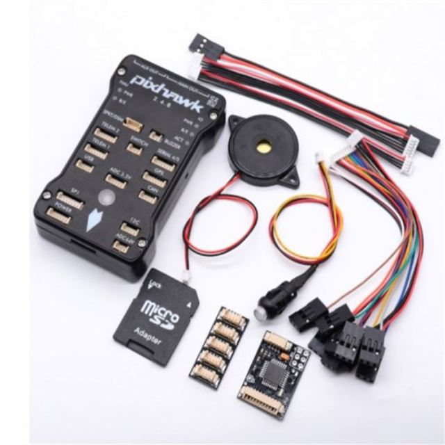 Pixhawk PX4 Flight Controller Pix 2.4.8 32 Bit Flight Control Board+Safety Switch+Buzzer+I2C Splitter Expand Mode+4GB SD Card
