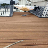 Dalles de terrasse en composite bois-plastique antidérapantes Vanjoin pour balcon