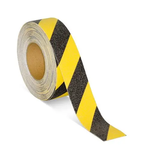 Yellow and Black Floor Marking Clear Anti Slip, Non-Slip Stair Treads Tape, Safety Tub Shower Tread for Stairs Anti Slip Tape