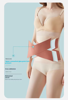 Ceinture de maintien lombaire sportive en coton respirant de haute qualité avec kit d'huile de pierres énergétiques, corset amincissant et gainant pour le ventre