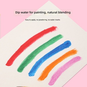 Ensemble de peinture à l'<span class=keywords><strong>aquarelle</strong></span> solide Giorgione 48 couleurs avec pinceau en nylon pour enfants, étudiants, peinture à l'eau - Product Image 3