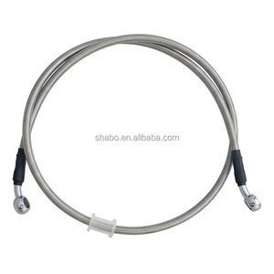 Manguera de Freno PTFE 3AN de Acero Inoxidable, Trenzada, Negra, para Frenos de Dirección, Nitrógeno, Combustible e Hidráulicos - Product Image 1