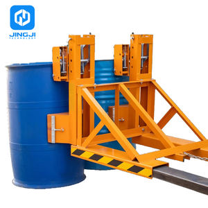 อุปกรณ์ยกถังแบบกลไกสองวงแหวน พร้อมที่จับถังแบบหนีบ สำหรับรถยก - Product Image 2