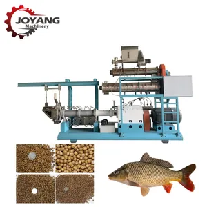 Extrudeuse d'aliments pour poissons flottante Tilapia Équipement de pisciculture Machine de traitement des aliments Ligne de production