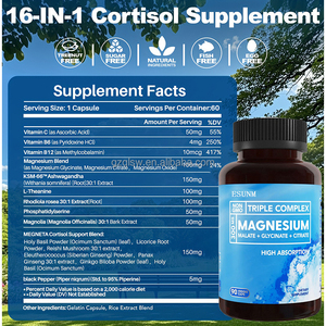 Complexe Triple de Magnésium Malate, Citrate et Glycinate 300 mg 90 Gélules Végétales Haute Absorption - Product Image 4