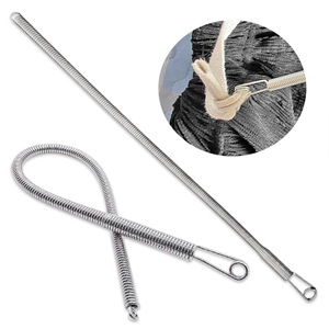 Enfile-cordon élastique pour taille, enfile-cordon à ressort pour sweat-shirt à coudre à la main, enfile-cordon large et plat en élastique. - Product Image 2