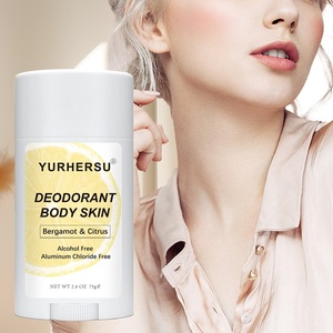 YURHERSU Déodorant Personnalisé Format Voyage 75g Parfum Naturel <span class=keywords><strong>Bio</strong></span> Longue Durée Anti-transpirant Crème Baume Stick pour <span class=keywords><strong>Aisselles</strong></span> - Product Image 2