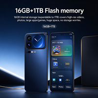 Téléphone mobile de jeu M17 Pro Max 5G Édition 2026 Écran HD grand format de 6,9 pouces 144 Hz Batterie de 7500 mAh Charge rapide Téléphone Android