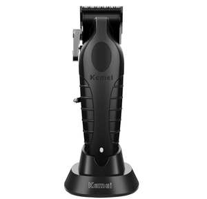 Pour <span class=keywords><strong>KEMEI</strong></span> <span class=keywords><strong>2296</strong></span> ensemble de tondeuse à barbe professionnelle pour hommes cheveux lame en forme de T pour tondeuse avec alimentation électrique filaire/sans fil USB - Product Image 1