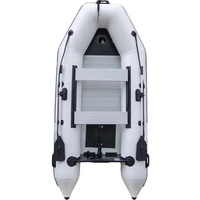 Bateaux à rames gonflables pliables de bateau en caoutchouc de PVC de haute qualité de 12ft 390cm pour la personne 3