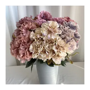 China Factory Wholesale 7 head Nora carnation for Wedding home Decoration