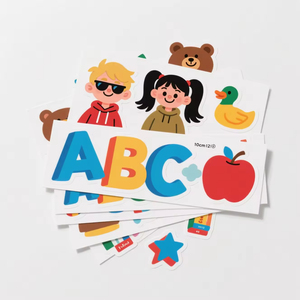 Etiquetas Adhesivas de Vinilo Decorativas Personalizadas al por Mayor, Resistentes al Agua, con Logotipo Recortado, Adhesivo UV, PET, PP, BOPP - Product Image 5