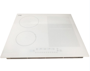 Plaque <span class=keywords><strong>de</strong></span> <span class=keywords><strong>cuisson</strong></span> à induction Flex en verre blanc avec 2 zones <span class=keywords><strong>de</strong></span> <span class=keywords><strong>cuisson</strong></span> électriques carrées - Product Image 2