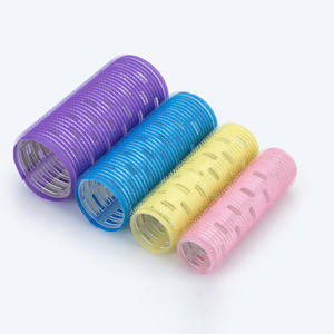 Vente en gros de bigoudis pour salon de coiffure pour femmes bigoudis en plastique et nylon pour coiffure bigoudis sans chaleur bigoudis en aluminium - Product Image 1