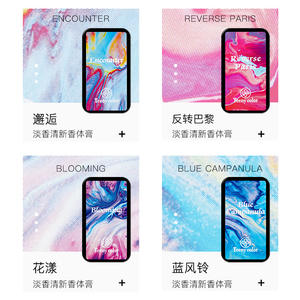 Nouveau logo personnalisé métal peut neutre solide parfum baume déodorant parfum frais crème pour le corps parfum de voiture - Product Image 5