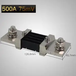 Acrel DC电流分流器AFL-T 500A/75mV级0.5定值分流器用于DC电能计量