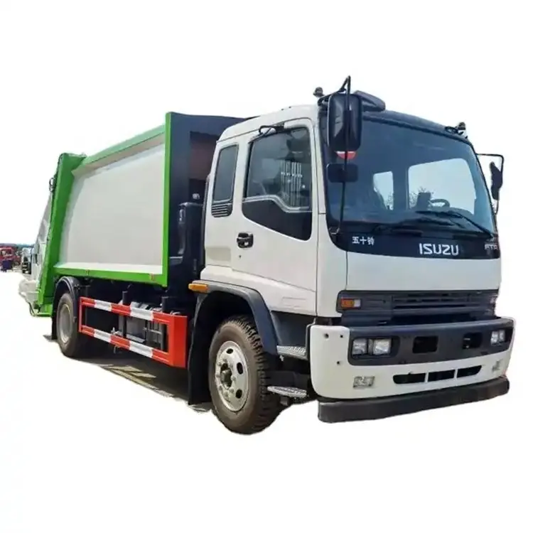 Prix d'usine ISU ZU FTR 12cbm Camion à ordures Camion à ordures compacteur 4x2 Camion à ordures