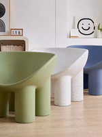 Fauteuil de style nordique en forme de patte d'éléphant, canapé paresseux créatif pour salon, fauteuil individuel pour enfants, chaise de loisirs pour gîte