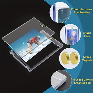 ซองใส่การ์ดแม่เหล็กแบบใสพิเศษ 35PT Premium SKYJOY Ultra Transparent One Touch พร้อมมุมเพชร ป้องกันการ์ดอย่างแข็งแรง สำหรับการ์ดสะสม - Product Image 6