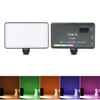 W140RGB 2500K-9000K lampe de photographie à intensité variable LED RGB lumière photographie Kit d'éclairage Studio poche lumière de remplissage