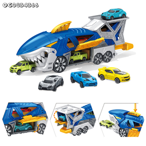 Juguetes <span class=keywords><strong>de</strong></span> Interior para niños, nuevo diseño, pistas deslizantes, catapulta, modelo <span class=keywords><strong>de</strong></span> coche <span class=keywords><strong>de</strong></span> tiburón, artículos <span class=keywords><strong>de</strong></span> juego para niños <span class=keywords><strong>con</strong></span> Mini coches, venta al por mayor - Product Image 5