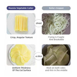 Nouveau hachoir multifonction en acier inoxydable écologique, hachoir de cuisine, hachoir à fruits et légumes, trancheuse - Product Image 5