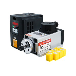 Envío Gratis a la UE, desde Polonia, Husillo Refrigerado por Aire de 1.5kw, 2.2kw, 3.5kw, 220V con Kit VFD, Motor de Husillo para Fresadora CNC - Product Image 2