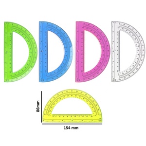 <span class=keywords><strong>Rapporteur</strong></span> transparent multifonctionnel pour apprendre et dessiner - Product Image 3