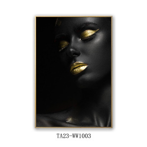 Tranh treo tường hiện đại trừu tượng Tranh phụ nữ châu Phi Poster phụ nữ da đen để trang trí phòng khách - Product Image 2
