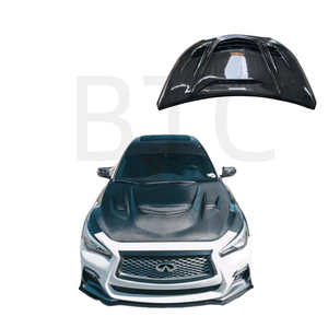 Capó de Fibra de Carbono a Precio de Fábrica para Infiniti Q50 2015, Mejora al Estilo V, Capó de Motor, Nuevas <span class=keywords><strong>Autopartes</strong></span> - Product Image 3