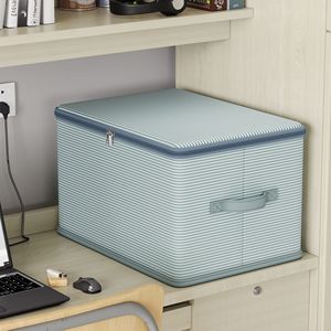 Quần Áo Quilt tổ chức vải quần áo container tủ quần áo nhà công suất lớn có thể gập lại grey lưu trữ hộp - Product Image 3