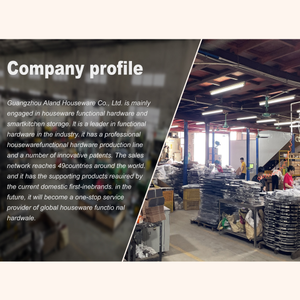 Alandwares - Mueble de Cocina Moderno de Aluminio con Múltiples Niveles, Mueble de Almacenamiento Móvil para el Hogar, Cesta para Verduras, 6 Niveles - Product Image 6