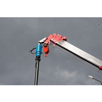 We-Attach WD25 Foreuse hydraulique pour pieux vissés, tarière pour mini-excavatrice et tarière de pilotage de trous