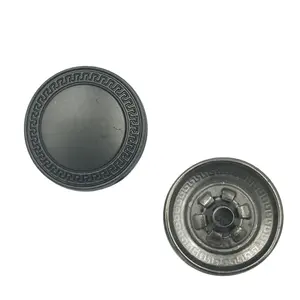 Custom plated kleuren drukknoop designer jas knop goedkope metalen drukknoop ring leveranciers in China