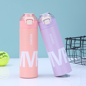 Stainless Steel 316 Modern Straight <b>Vacuum</b> Insulated Portable <b>Handheld</b> Drinking Cup with Lid and Rope Leak-Proof - Product Image 2