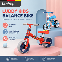 Vélo d'équilibre pour bébé Luddy Wholesale OEM B.Duck, 1,55 kg, léger, jouet à roulettes pour tout-petits, 4 roues, cadeau de premier anniversaire, âge 1-3 ans